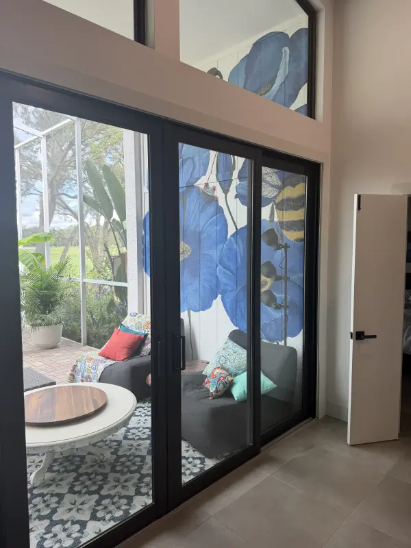 Completed window or door installation by Mid-Florida Windows & Doors
