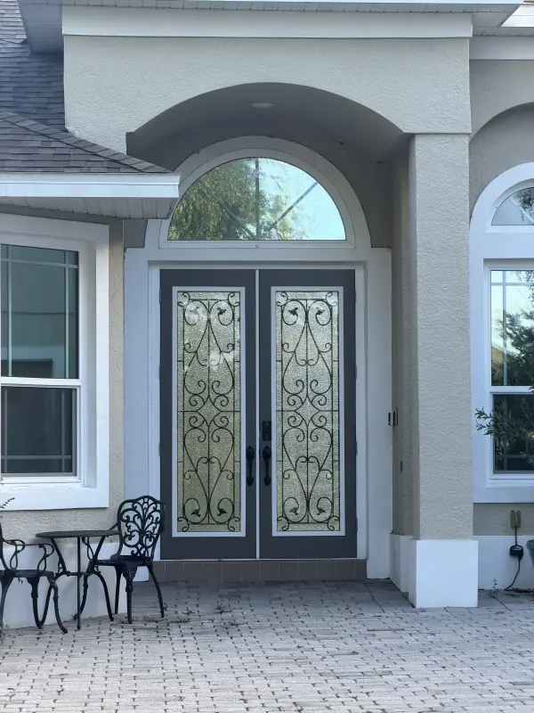 Completed window or door installation by Mid-Florida Windows & Doors