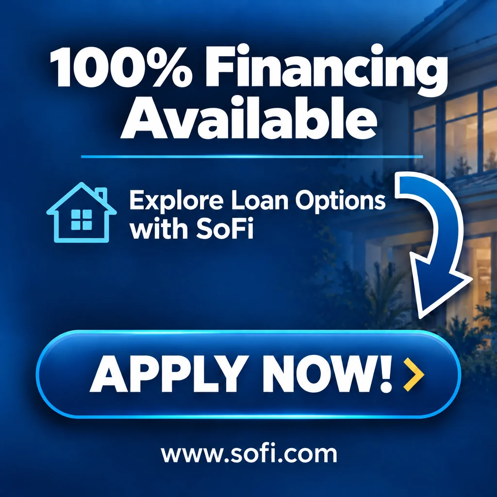 100% financing available — explore loan options with SoFi and apply now at sofi.com.